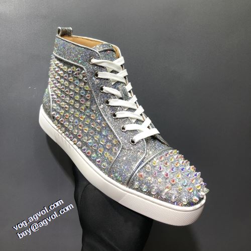 ローヒール クリスチャンルブタン Christian Louboutin ハイトップシューズ 2021秋冬 完成度の高い逸品 クリスチャンルブタンスーパーコピー 代引 飽きの来ない 