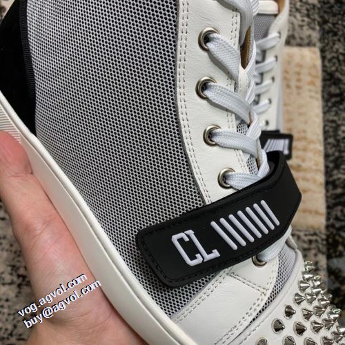 着用 クリスチャンルブタン Christian Louboutin ハイトップシューズ 2021秋冬 クリスチャンルブタンコピー 注目のアイテム 2色可選 流行や季節に拘らないデザイン