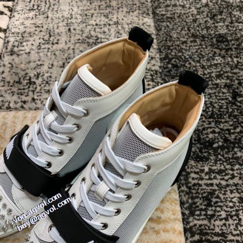 着用 クリスチャンルブタン Christian Louboutin ハイトップシューズ 2021秋冬 クリスチャンルブタンコピー 注目のアイテム 2色可選 流行や季節に拘らないデザイン