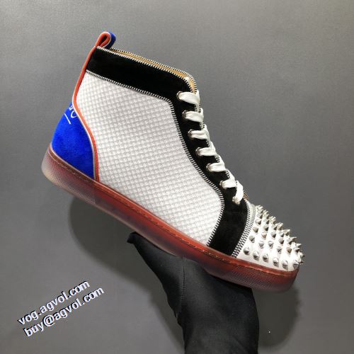 クリスチャンルブタンコピーブランド 2021秋冬 ハイトップシューズ 海外限定ライン クリスチャンルブタン Christian Louboutin すべり防止 リゾートスタイル ハイカット