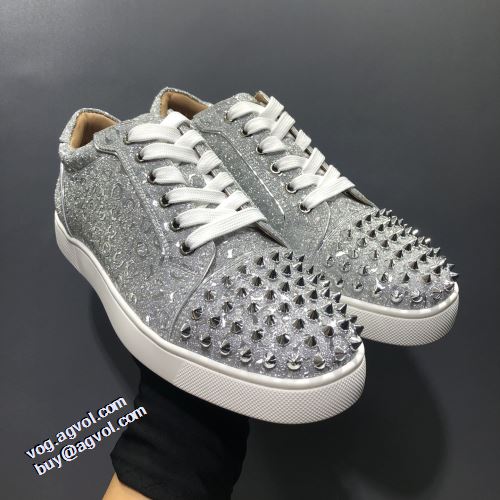 個性的なデザ 2021秋冬 クリスチャンルブタン偽物ブランド クリスチャンルブタン Christian Louboutin フラットシューズ クッション加工 ファッション 人気