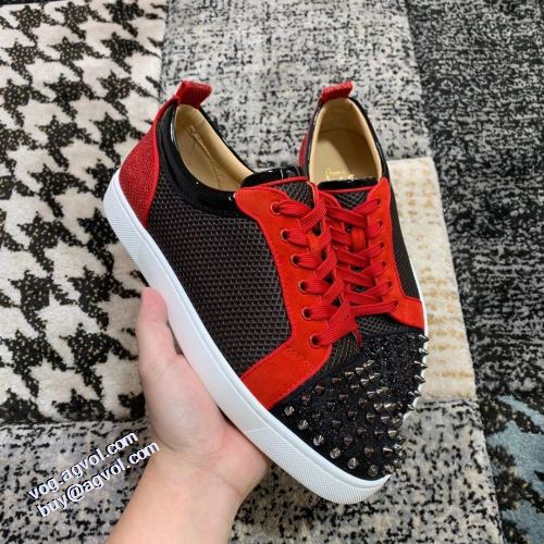 クリスチャンルブタン Christian Louboutin 滑りにくい フラットシューズ 2021秋冬 今買い◎得 クリスチャンルブタンブランド コピー 軽い履き心地