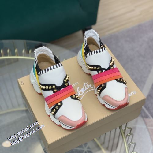 デザイン性の高い カジュアルシューズ クリスチャンルブタン Christian Louboutin 2021秋冬 クリスチャンルブタンコピーブランド 脱ぎ履きしやすい/着脱しやすい