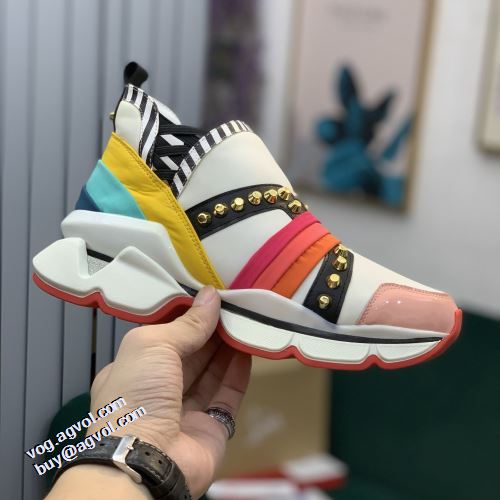 デザイン性の高い カジュアルシューズ クリスチャンルブタン Christian Louboutin 2021秋冬 クリスチャンルブタンコピーブランド 脱ぎ履きしやすい/着脱しやすい