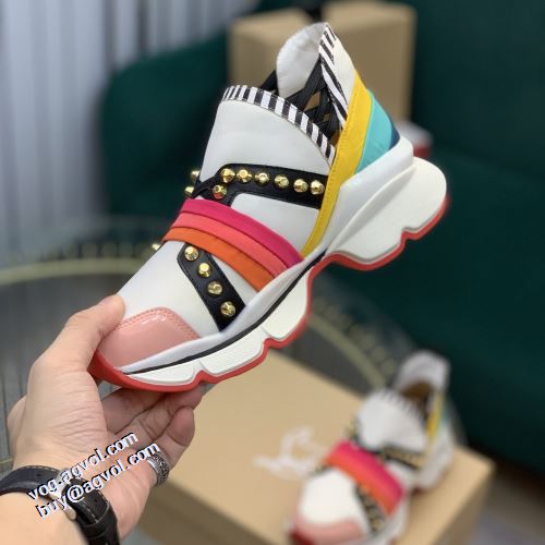 デザイン性の高い カジュアルシューズ クリスチャンルブタン Christian Louboutin 2021秋冬 クリスチャンルブタンコピーブランド 脱ぎ履きしやすい/着脱しやすい