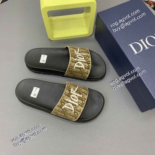 スリッパ ディオールブランド コピー 最安値に挑戦 すべり防止 2021春夏 ディオール DIOR 3色可選 カジュアルサンダル