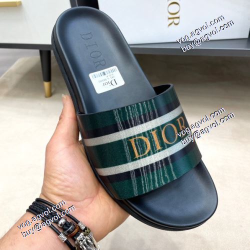 前開きタイプ 2021春夏 ディオール DIOR 4色可選 サンダル スリッパ ディオールブランド コピー 個性的なデザ オリジナル