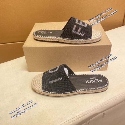 2色可選 2021春夏 フェンディ FENDI スリッパ フェンディスーパーコピー 落ち着いた質感 滑りにくい コスパ最高のプライス 優しい履き心地
