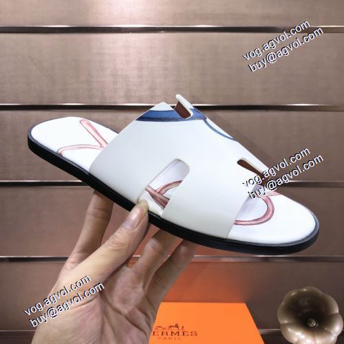最安値に挑戦 カジュアルサンダル 2021春夏 エルメス HERMES 2色可選 スリッパ エルメスブランド コピー 履き心地抜群 