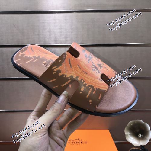 2色可選 スリッパ エルメススーパーコピー 前開きタイプ 人気販売中 コンフォート 2021春夏 エルメス HERMES 