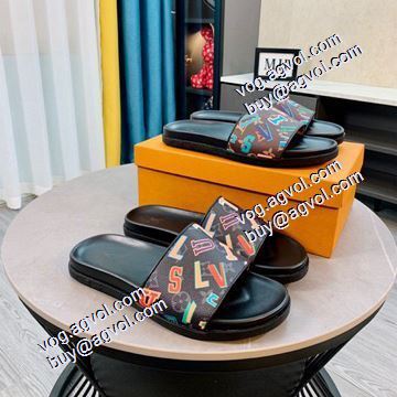 大人 トレンド スリッパ ルイ ヴィトンコピー 2021 早くも完売している 春夏LOUIS VUITTON 2色可選