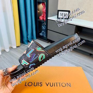大人 トレンド スリッパ ルイ ヴィトンコピー 2021 早くも完売している 春夏LOUIS VUITTON 2色可選