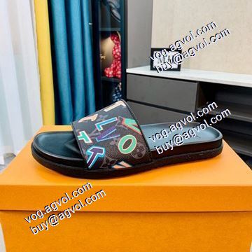 大人 トレンド スリッパ ルイ ヴィトンコピー 2021 早くも完売している 春夏LOUIS VUITTON 2色可選