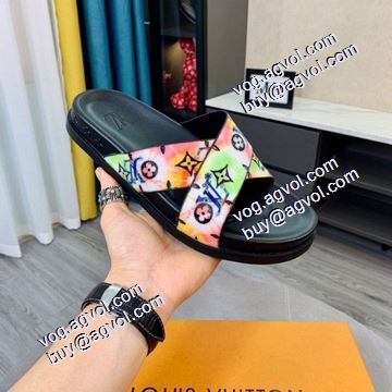 2021 ホームスリッパ ルイ ヴィトンコピー ブランド 春夏LOUIS VUITTON すべり防止 争奪戦必至 履き心地抜群