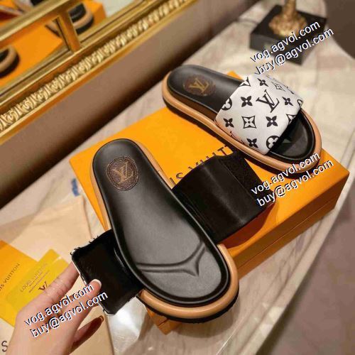 コスパ最高のプライス 2021 おしゃれに絶大な人気の 春夏LOUIS VUITTON 4色可選 サボサンダル 高機能防滑ソール ルイ ヴィトンコピーブランド 