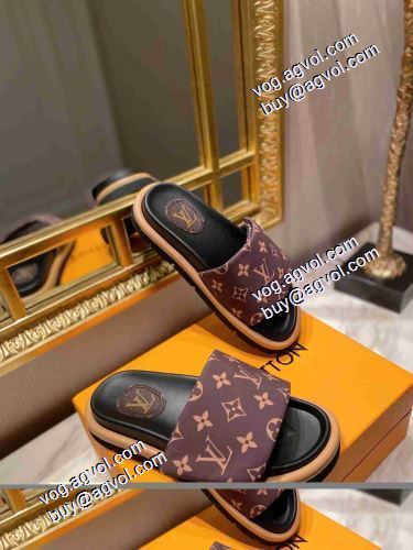 コスパ最高のプライス 2021 おしゃれに絶大な人気の 春夏LOUIS VUITTON 4色可選 サボサンダル 高機能防滑ソール ルイ ヴィトンコピーブランド 