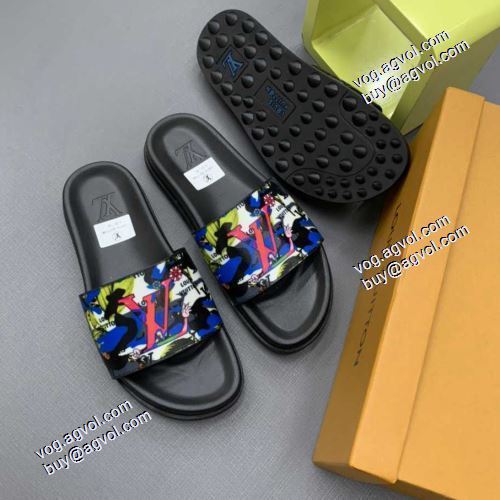 芸能人に愛用者続出 ルイ ヴィトンブランド コピー 大人 トレンド 2021春夏LOUIS VUITTON 芸能人に愛用者続出 6色可選 サボサンダル 