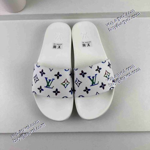 活用できるアイテム 2021春夏LOUIS VUITTON 2色可選 カジュアルサンダル ルイ ヴィトン偽物ブランド 飽きの来ない ファッション 人気 