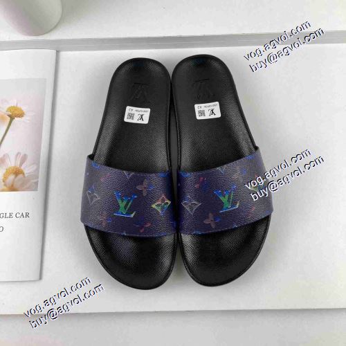 活用できるアイテム 2021春夏LOUIS VUITTON 2色可選 カジュアルサンダル ルイ ヴィトン偽物ブランド 飽きの来ない ファッション 人気 
