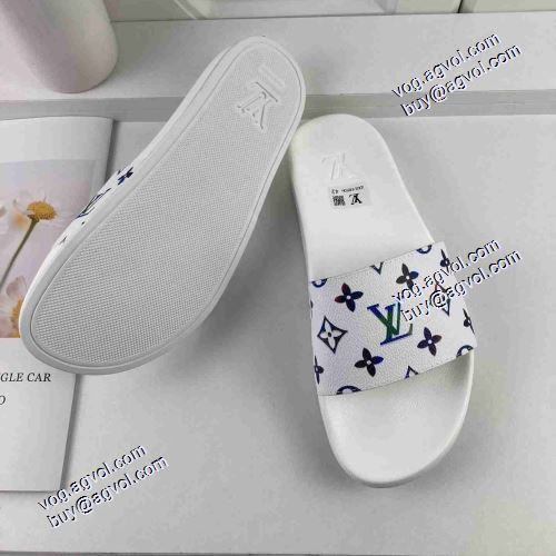活用できるアイテム 2021春夏LOUIS VUITTON 2色可選 カジュアルサンダル ルイ ヴィトン偽物ブランド 飽きの来ない ファッション 人気 