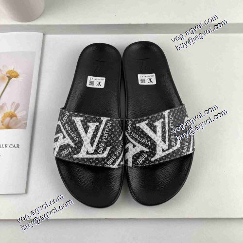 コンフォート 3色可選 完成度の高い逸品 ルイ ヴィトンスーパーコピー ホームスリッパ 2021春夏LOUIS VUITTON カジュアルサンダル すべり防止 