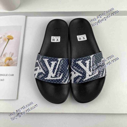 コンフォート 3色可選 完成度の高い逸品 ルイ ヴィトンスーパーコピー ホームスリッパ 2021春夏LOUIS VUITTON カジュアルサンダル すべり防止 