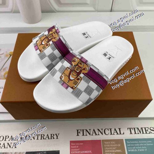 2021春夏 2色可選 LOUIS VUITTON リゾートスタイル 高級ルームシューズ ルイ ヴィトンブランド 偽物 通販 ランキング1位 コンフォートサンダル