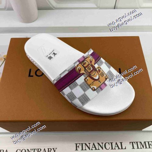 2021春夏 2色可選 LOUIS VUITTON リゾートスタイル 高級ルームシューズ ルイ ヴィトンブランド 偽物 通販 ランキング1位 コンフォートサンダル
