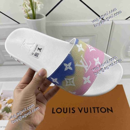 2021 流行り 春夏LOUIS VUITTON 優しい履き心地 ルイ ヴィトンブランド コピー 高級ルームシューズ 大人 トレンド ナチュラルな素材感