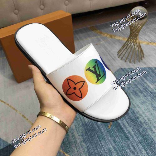 スリッパ ルイ ヴィトンブランド 偽物 通販 先行販売2021 優しい履き心地 春夏LOUIS VUITTON ルイ ヴィトンスーパーコピー 激安 コスパ最高のプライス