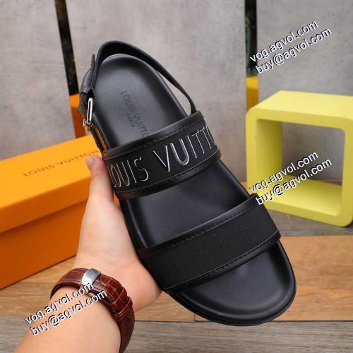 高品質 人気 ルイ ヴィトンブランド コピー 2021春夏 コンフォートサンダル 2色可選 LOUIS VUITTON ナチュラルな素材感