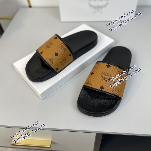 サンダル スリッパ エムシーエムコピー ブランド 2021春夏 エムシーエム MCM 春夏に最も需要のある 軽量で疲れにくい 