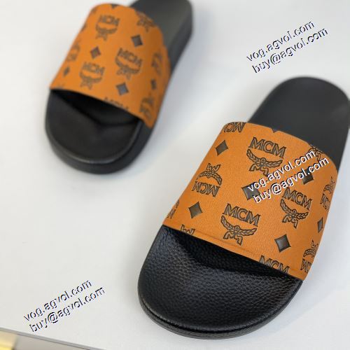 ショートパンツ 確定となる上品 2021春夏 エムシーエム MCM 2色可選 スリッパ サンダル エムシーエムブランド 偽物 通販 履き心地抜群 