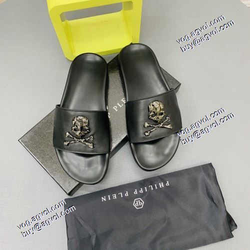 2021春夏 フィリッププレイン PHILIPP PLEIN スリッパ フィリッププレインブランド コピー コンフォートサンダル 限量販売 すべり防止