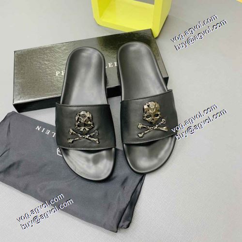 2021春夏 フィリッププレイン PHILIPP PLEIN スリッパ フィリッププレインブランド コピー コンフォートサンダル 限量販売 すべり防止