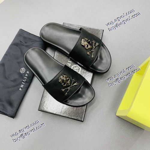 2021春夏 フィリッププレイン PHILIPP PLEIN スリッパ フィリッププレインブランド コピー コンフォートサンダル 限量販売 すべり防止