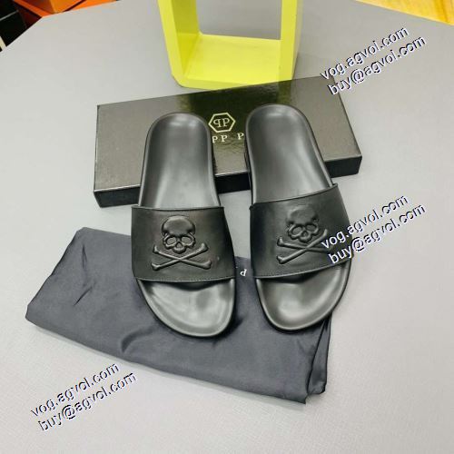 超目玉 極上シューズ 2021春夏 フィリッププレイン PHILIPP PLEIN スリッパ フィリッププレインコピー 足馴染みのいい 