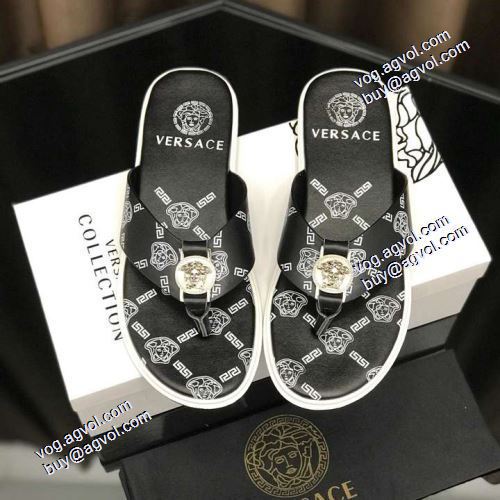 2色可選 トングサンダル 履き心地抜群 軽量で疲れにくい 2021春夏 ヴェルサーチVERSACE スリッパ ヴェルサーチコピー 早くも完売している