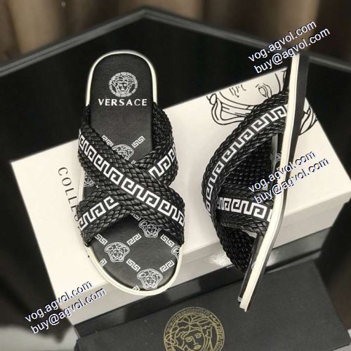 2021春夏 ヴェルサーチVERSACE スリッパ トングサンダル ヴェルサーチブランド コピー ファッション 人気 優しい履き心地 海外限定ライン