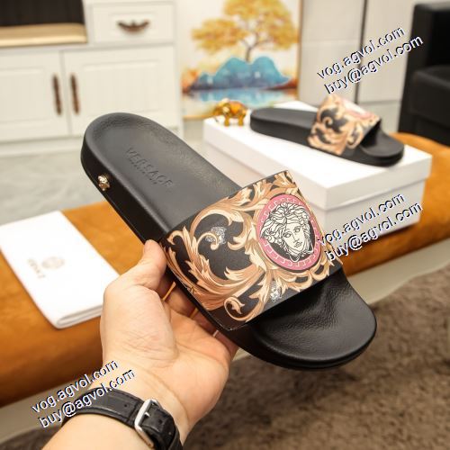 機能性も備えたアイテム コンフォート 2021春夏 ヴェルサーチVERSACE サボサンダル ヴェルサーチ偽物ブランド スリッパ コンフォートサンダル