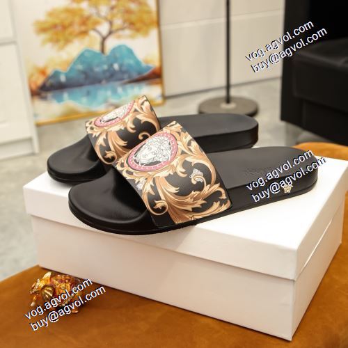 機能性も備えたアイテム コンフォート 2021春夏 ヴェルサーチVERSACE サボサンダル ヴェルサーチ偽物ブランド スリッパ コンフォートサンダル