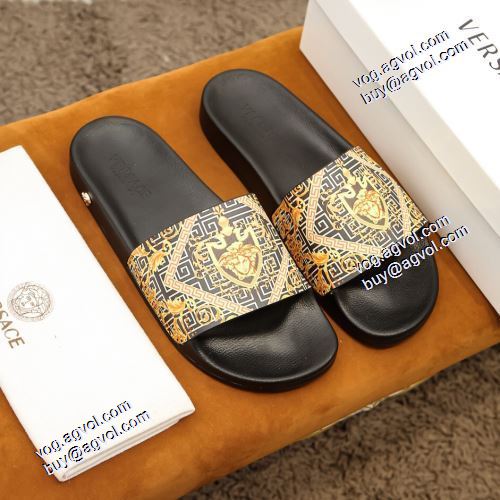 2021春夏 ヴェルサーチVERSACE スリッパ サボサンダル ヴェルサーチスーパーコピー 落ち着いた質感 高機能防滑ソール 足馴染みのいい