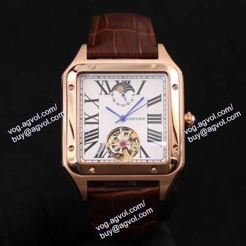 大人気アイテム！入手困難 カルティエ CARTIER スーパーコピー 2021春夏 Santos-Dumont メンズ 腕時計 機械式 多色選択可 46x13mm