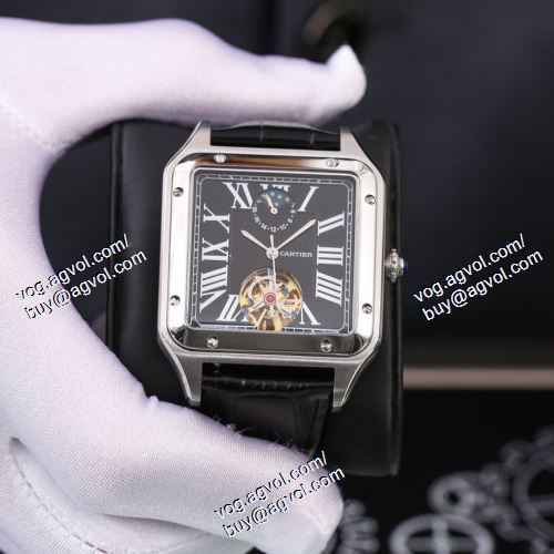 大人気アイテム！入手困難 カルティエ CARTIER スーパーコピー 2021春夏 Santos-Dumont メンズ 腕時計 機械式 多色選択可 46x13mm