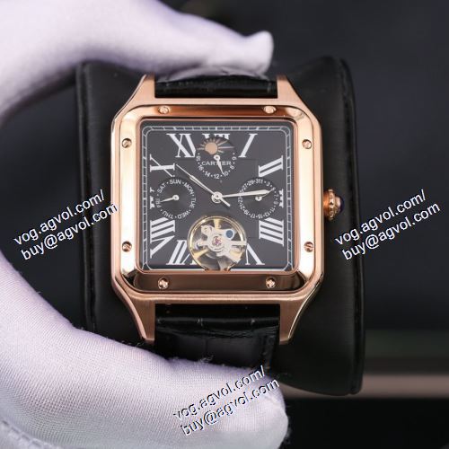 大人気アイテム！入手困難 カルティエ CARTIER スーパーコピー 2021春夏 Santos-Dumont メンズ 腕時計 機械式 多色選択可 46x13mm
