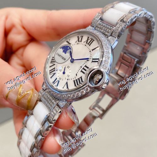 カルティエ CARTIERコピー ブランド シックスタイルに活躍 2021春夏 Ballon Bleu de Cartier 女性用腕時計 多色選択可 36mm
