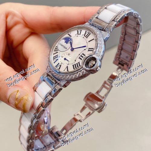 カルティエ CARTIERコピー ブランド シックスタイルに活躍 2021春夏 Ballon Bleu de Cartier 女性用腕時計 多色選択可 36mm