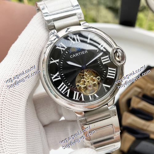 カルティエ CARTIER 一番人気の新作はこれ 2021春夏 CARTIERスーパーコピー メンズ 腕時計 機械式 多色選択可 透かし彫りムーブメント