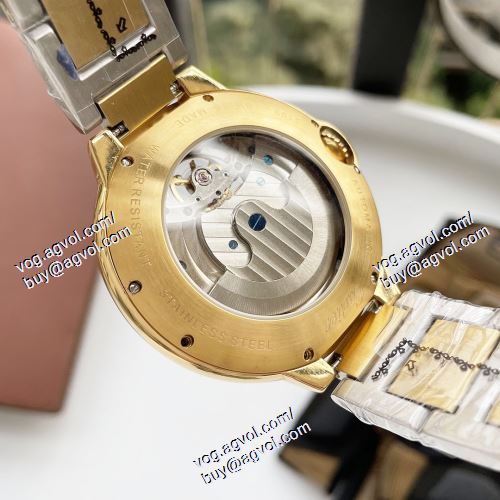 カルティエ CARTIER 一番人気の新作はこれ 2021春夏 CARTIERスーパーコピー メンズ 腕時計 機械式 多色選択可 透かし彫りムーブメント