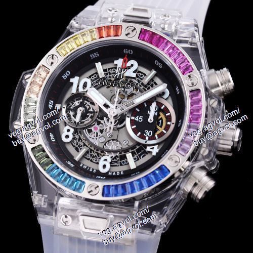 耐久性に優れ 2021春夏 ウブロ HUBLOTコピーブランド メンズ 腕時計 BIG BANGシリーズ411.JX.4802.RT 2色可選